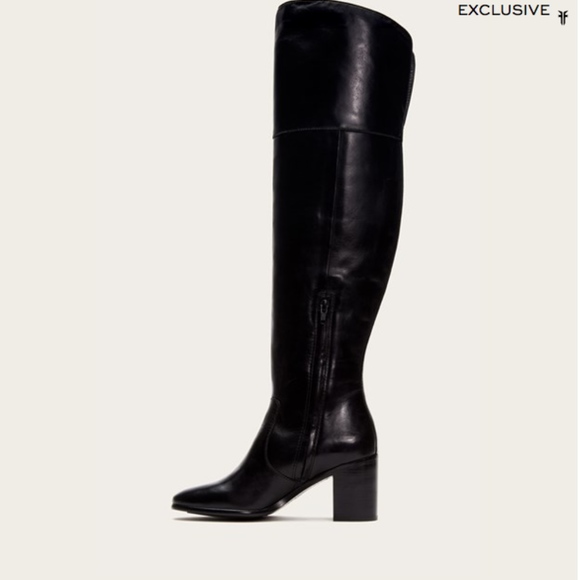 NEW, NEVER BEEN WORN FRYE BLACK BOOTS - Picture 2 of 8